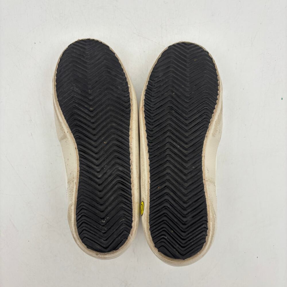 Golden Goose Superstar Shoes Girls 33/1.5Y Glitter Star Leather Fashion Sneaker - Picture 8 of 16